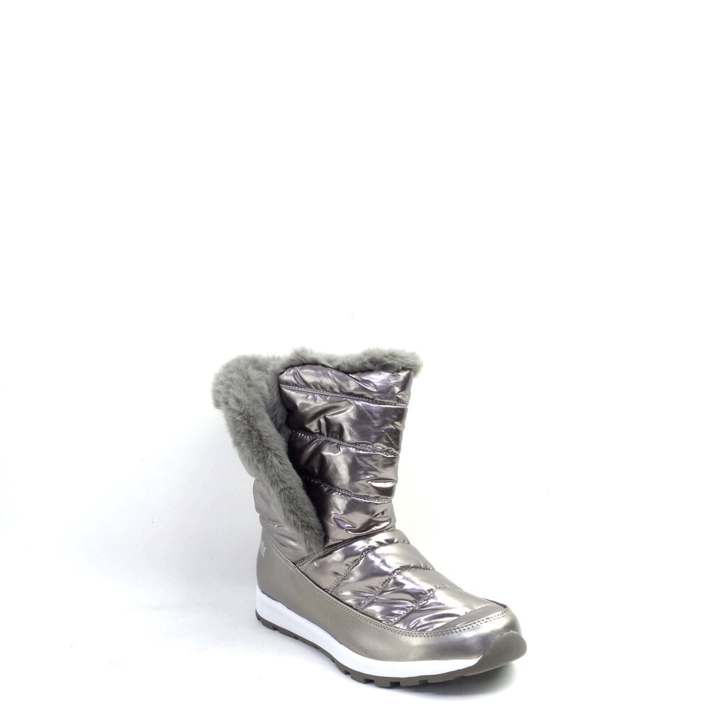Tony Little Cheeks Fit Body Water Repellent Puffer Boot Pewter - Wide